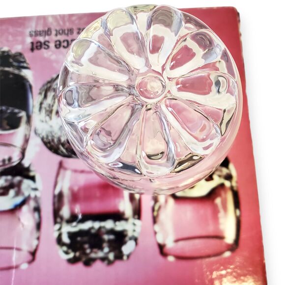 Set of 6 Circleware Follie Shot Glasses 2.5 oz Heavy Base Barware in Box - Picture 4 of 14